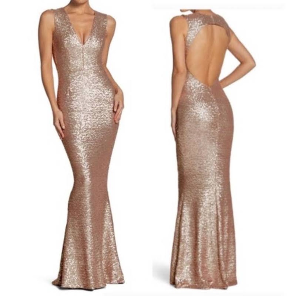 Dress the population karina gown